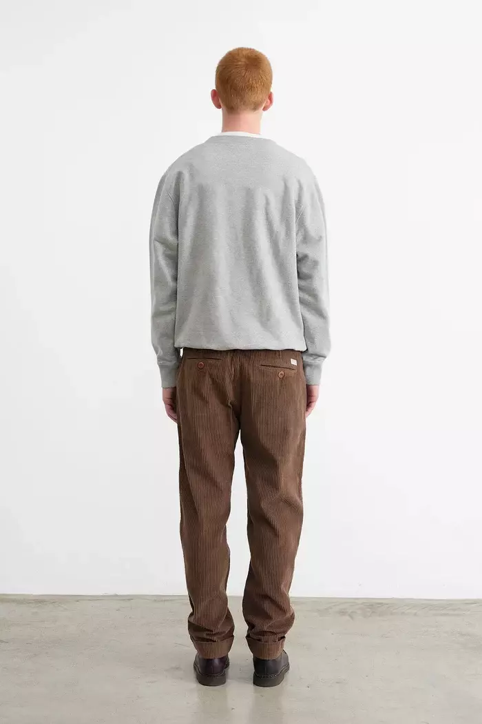 Edmmond Studios Jorge Pant Brown Herren Hose braun